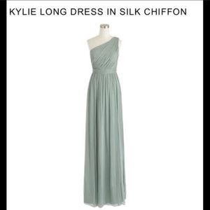 J Crew One Shoulder Bridesmaids Dress